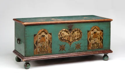 Cofre pintado, c.1790
